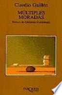 Libro Múltiples moradas
