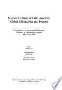 Musical Cultures of Latin America