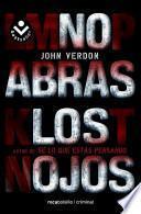 Libro No Abras los Ojos