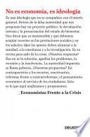 Libro No es economía, es ideología