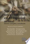 Normas y usos correctos en el español actual