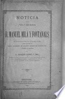 Noticia de la vida y escritos de d. Manuel Milá y Fontanals