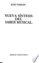 Libro Nueva síntesis del saber musical