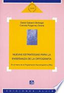 Libro Nuevas Estrategias para la Enseñanza de la Ortografía