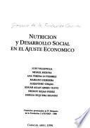 Nutrición y desarrollo social en el ajuste económico