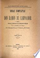 Obras completas de Don Ramón de Campoamor: Teatro
