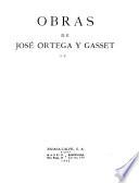 Obras de José Ortega y Gasset