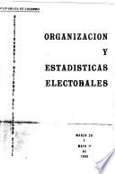 Organización y estadísticas electorales
