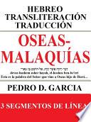 Libro Oseas-Malaquías: Hebreo Transliteración Traducción