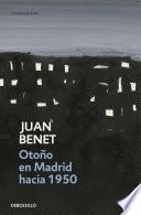 Libro Otoño en Madrid hacia 1950