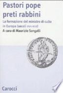 Libro Pastori pope preti rabbini
