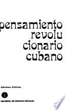 Pensamiento revolucionario cubano