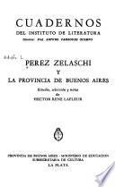 Pérez Zelaschi y la provincia de Buenos Aires