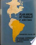 Plan anual de trabajo 4 año 1983
