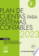 Libro Plan de cuentas para sistemas contables 2023 - 8va edición