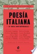 Libro Poesía italiana. La lengua incansable