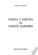 Poesía y poética de Vicente Huidobro