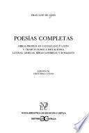 Libro Poesías completas