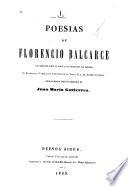 Poesias de Florencio Balcarce