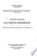 Libro Política social