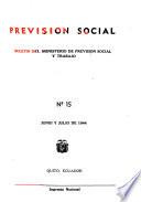 Previsión Social; Boletín del Ministerio de Previsión Social y Trabajo