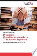 Principios Constitucionales de la Tributación Español
