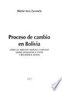 Proceso de cambio en Bolivia