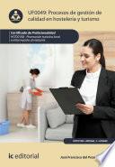 Libro Procesos de gestión de calidad en hostelería y turismo. HOTI0108