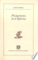 Libro Prolegómenos de la Reforma