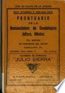 Prontuario de la nomenclatura de Guadalajara, Jalisco, México