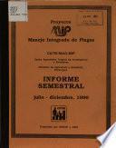 Proyecto Mip-nicaragua Catie/mag Informe Semestral