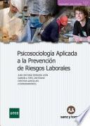 Libro Psicosociología Aplicada a la Prevención de Riesgos Laborales