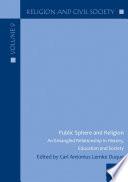 Libro Public Sphere and Religion