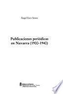 Publicaciones periódicas en Navarra, 1900-1940