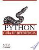 Libro Python. Guía de referencia