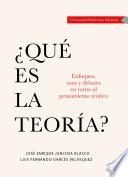 ¿Qué es la teoría? Enfoques, usos y debates en torno al pensamiento teórico
