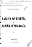 Rafaela de Herrera, o, La niña de Nicaragua