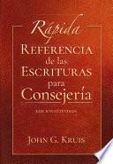 Libro Rápida referencia de las Escrituras para consejería