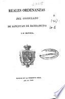 Reales ordenanzas del Consulado de Sanlucar de Barrameda y su provincia