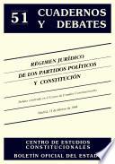 Régimen jurídico de los partidos políticos y Constitución