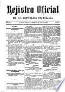 Rejistro oficial de la república de Bolivia
