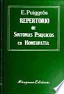 Libro Repertorio de síntomas psíquicos en homeopatía