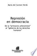 Represión en democracia