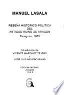 Reseña histórico-política del antiguo reino de Aragón