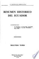 Resumen histórico del Ecuador