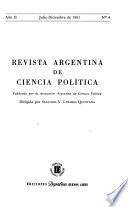 Revista argentina de ciencia política