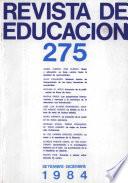 Revista de educación nº 275