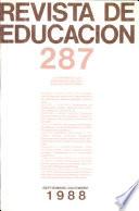 Revista de educación no extraordinario año 1988. La educación en la ilustración española