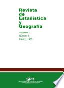 Revista de estadística y geografía 1980. Volumen 1, número 3