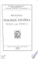 Revista de filología española